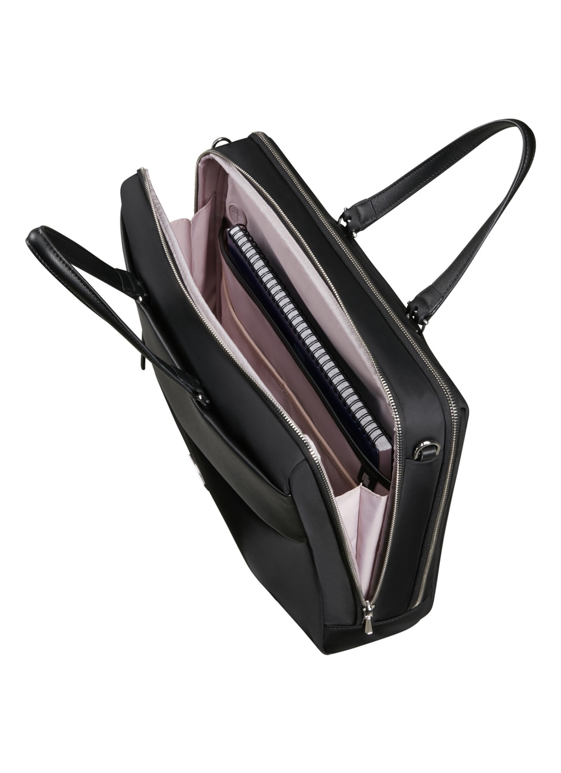 Samsonite Zalia 3.0 businesstas met 15,6 inch laptopvak - achterkant 4 zwart