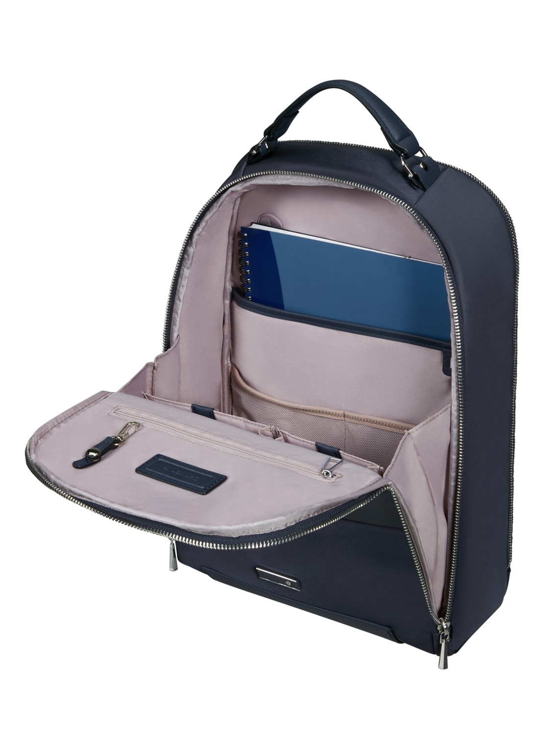 Samsonite Zalia 3.0 rugzak met 15,6 inch laptopvak - achterkant donkerblauw