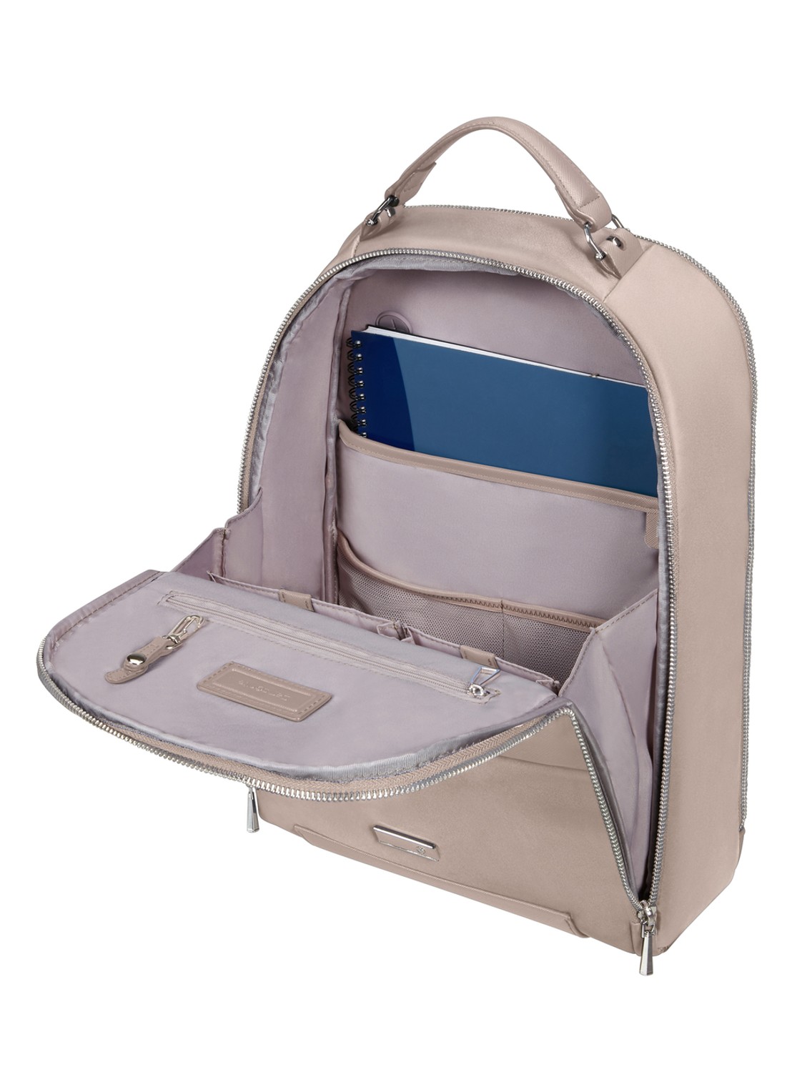 Samsonite Zalia 3.0 rugzak met 15,6 inch laptopvak - achterkant oudroze