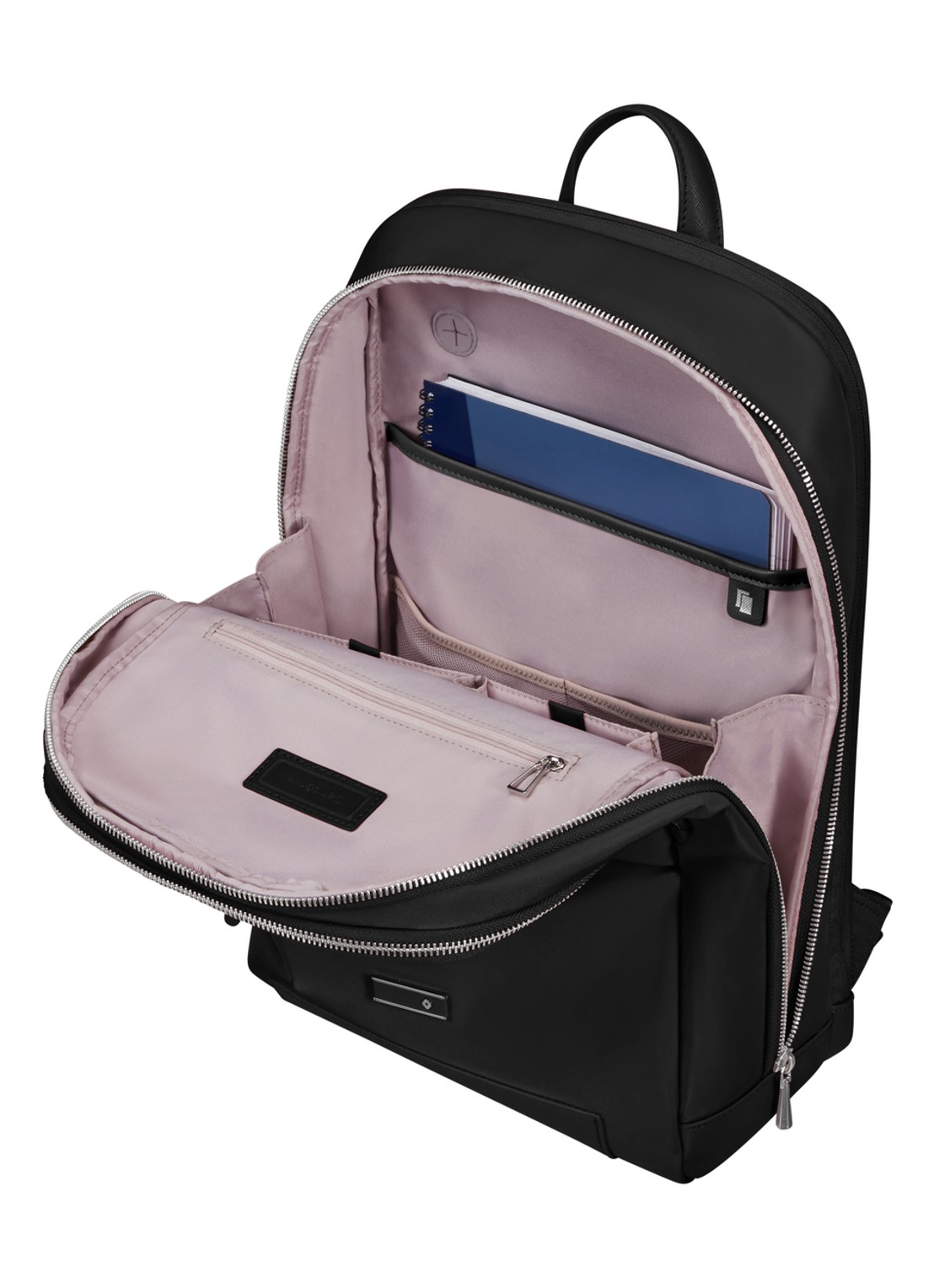 Samsonite Zalia 3.0 rugzak met 15 inch laptopvak - achterkant zwart