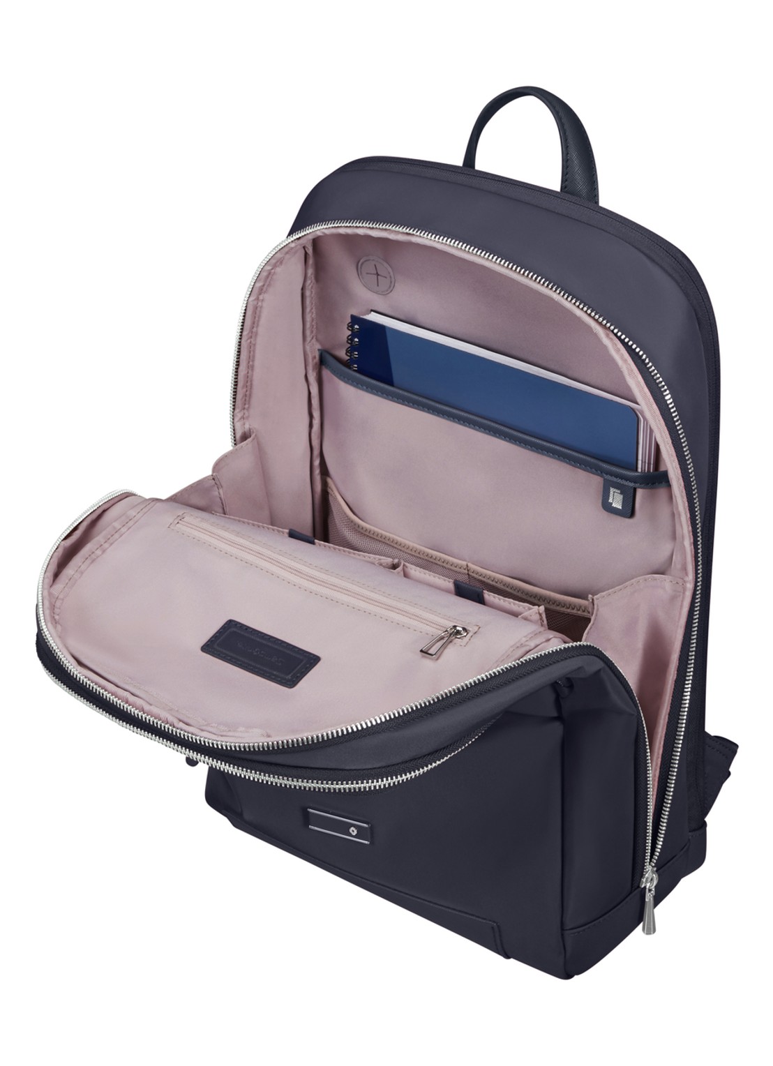 Samsonite Zalia 3.0 rugzak met 15 inch laptopvak - achterkant donkerblauw