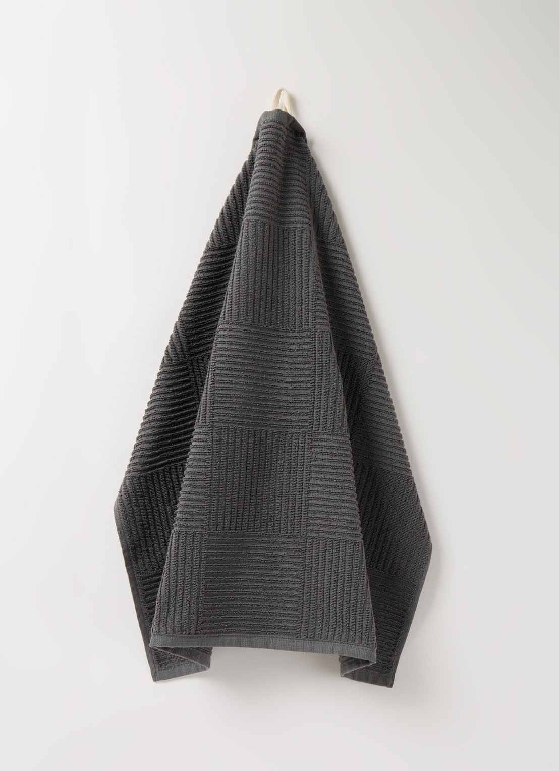 Sander Adam keukendoek 50 x 50 cm - voorkant 2 donkergrijs