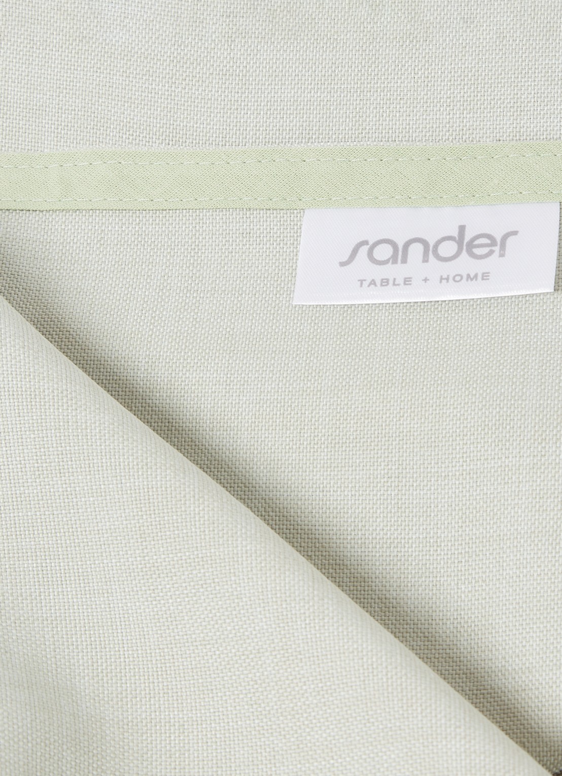 Sander Loft tafelkleed van polyester 170 cm  - detail 3 lindegroen