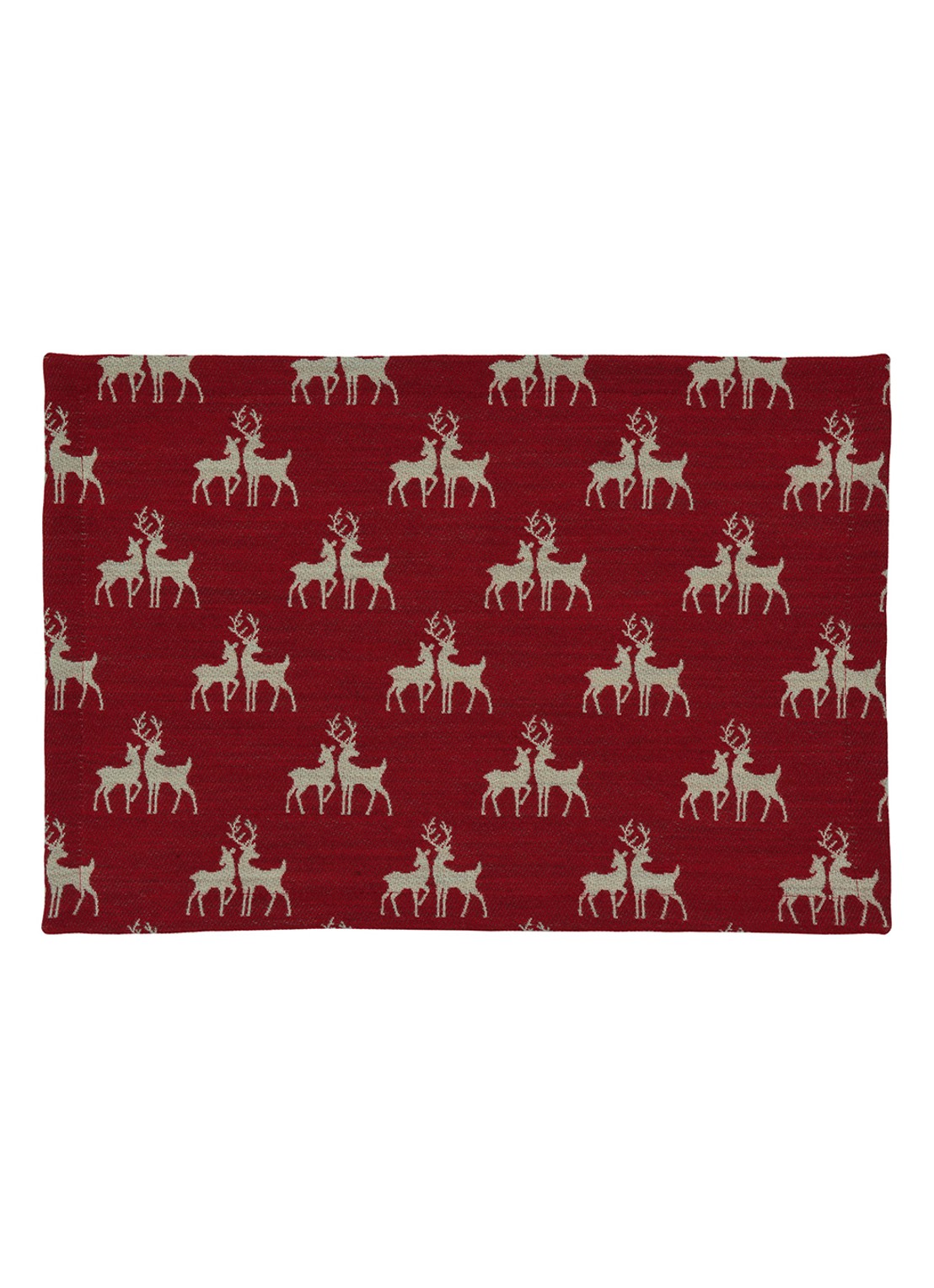 Sander Montagne placemat 50 x 35 cm - voorkant rood