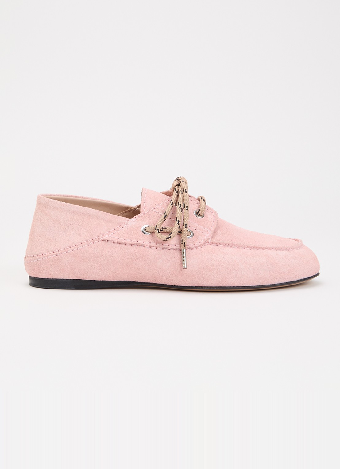 Sandro Bootschoen van suède - voorkant 5 roze