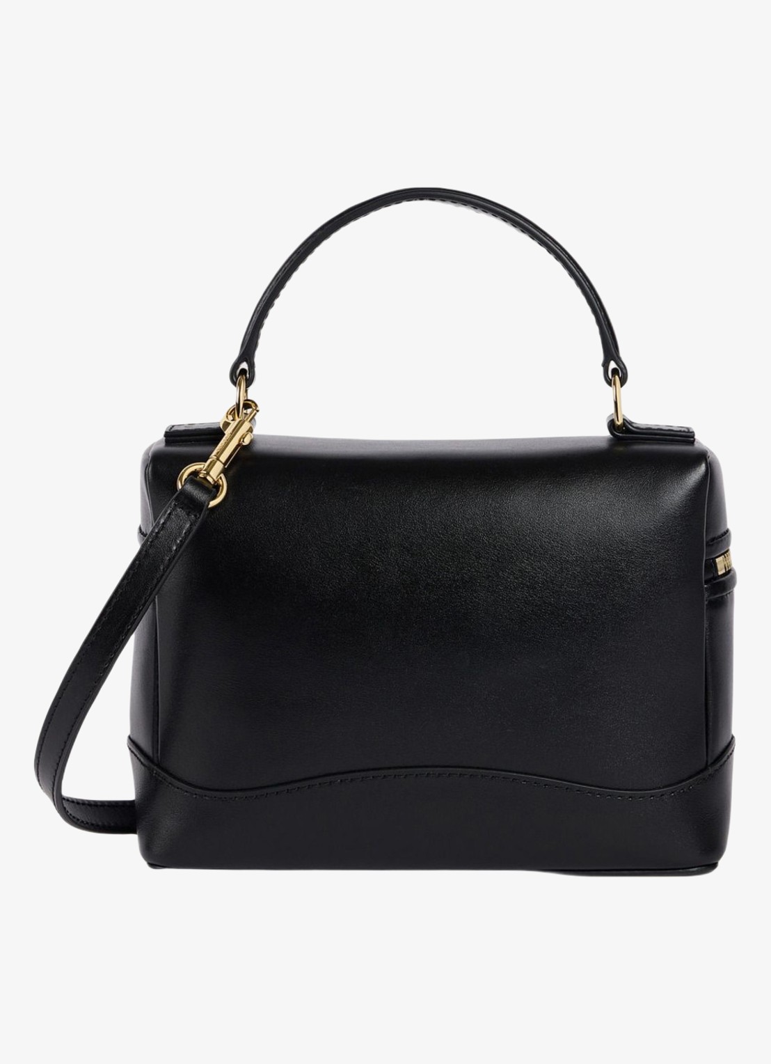 Sandro Crossbody van leer - achterkant zwart