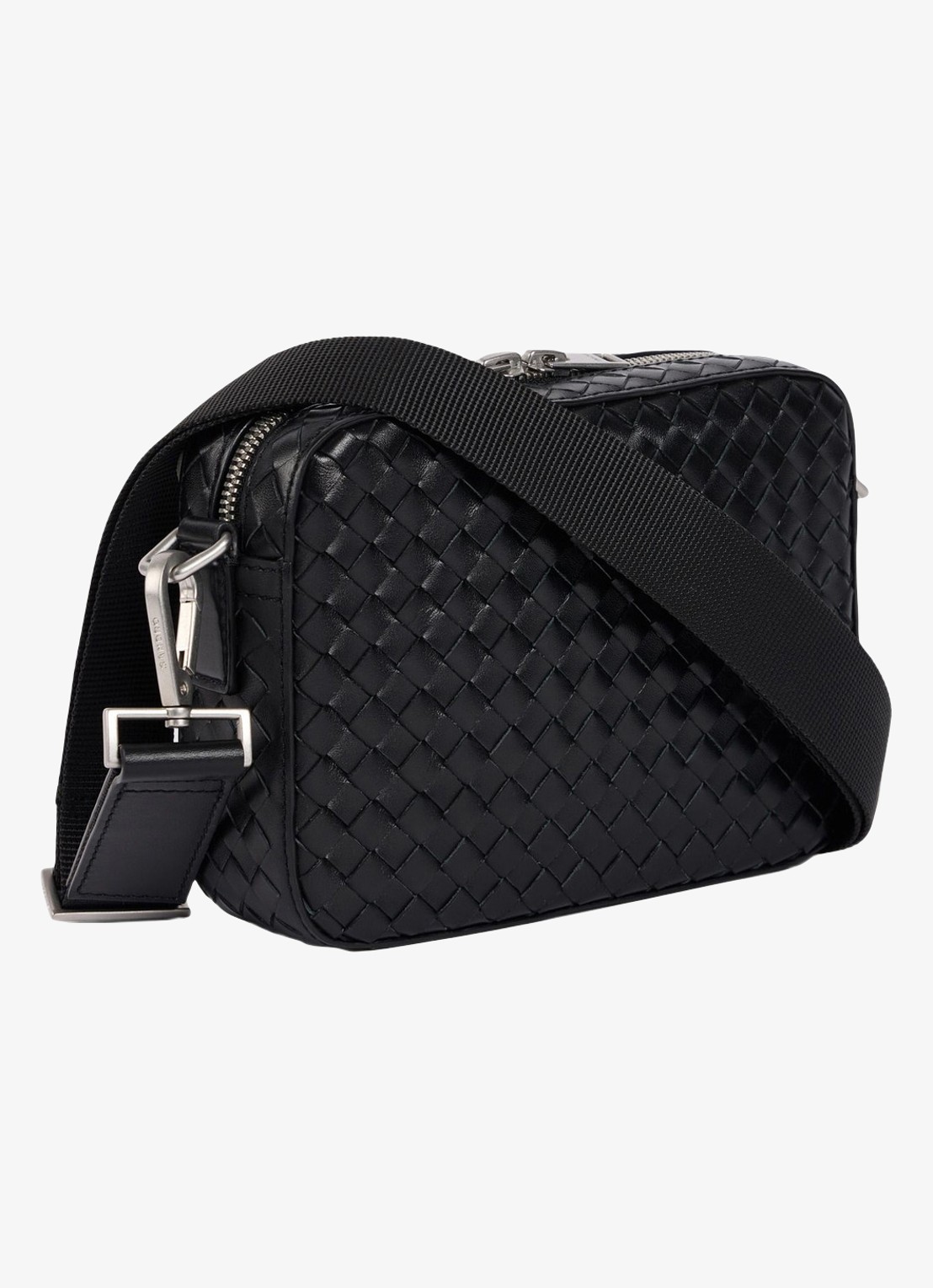 Sandro Crossbodytas van leer - detail 4 black / zwart