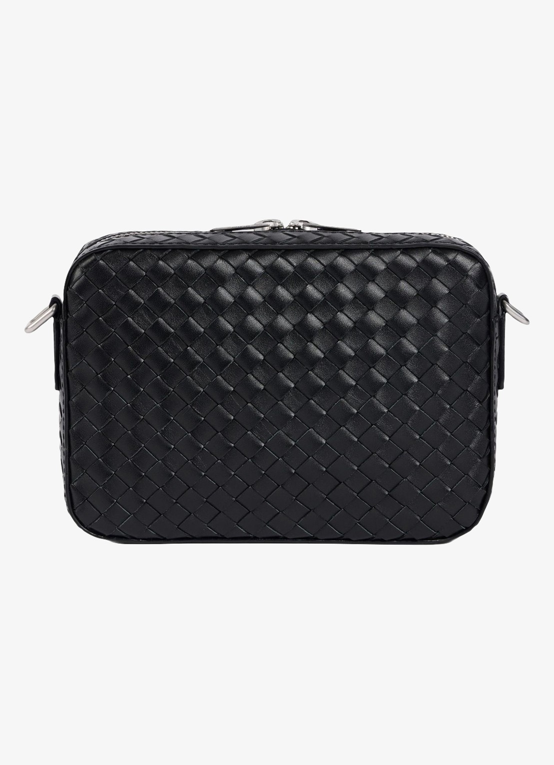 Sandro Crossbodytas van leer - detail 5 black / zwart