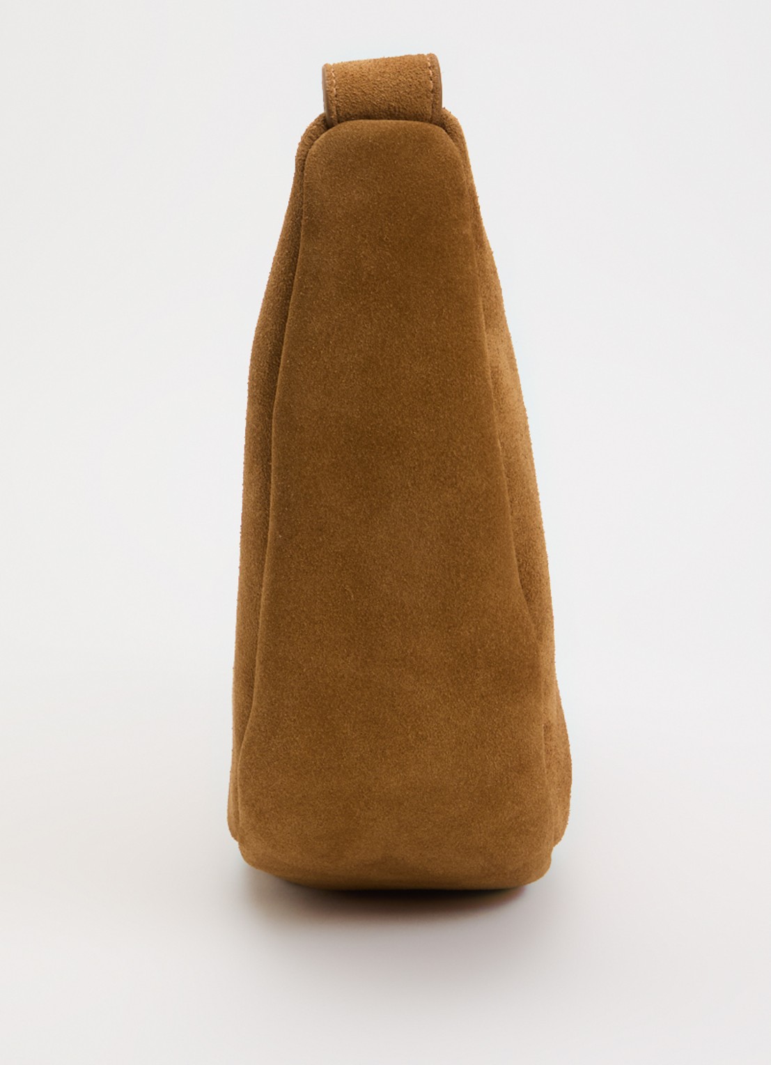 Sandro Crossbodytas van suède - detail 2 cognac