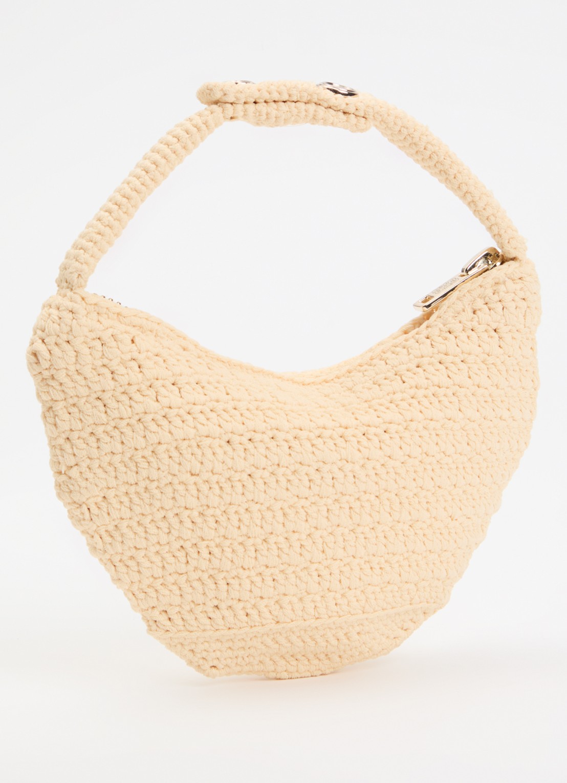 Sandro Handtas van crochet - achterkant 3 beige