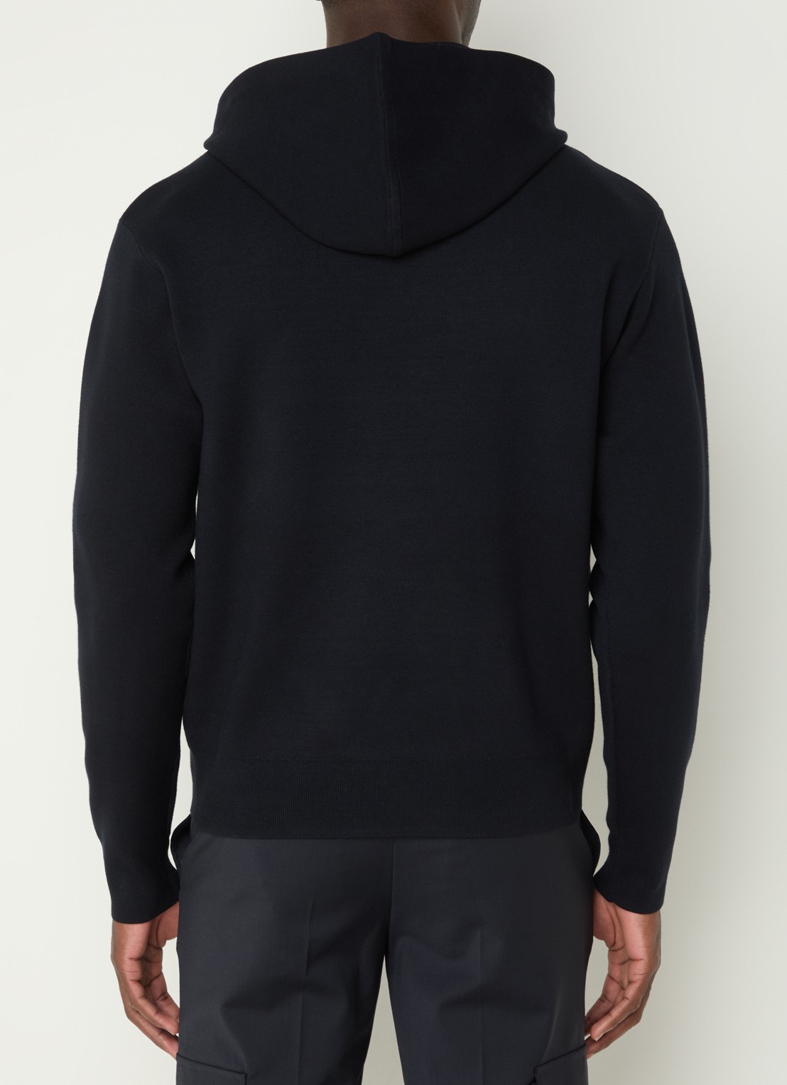 Sandro Hoodie met kangoeroezak - achterkant 5 zwart