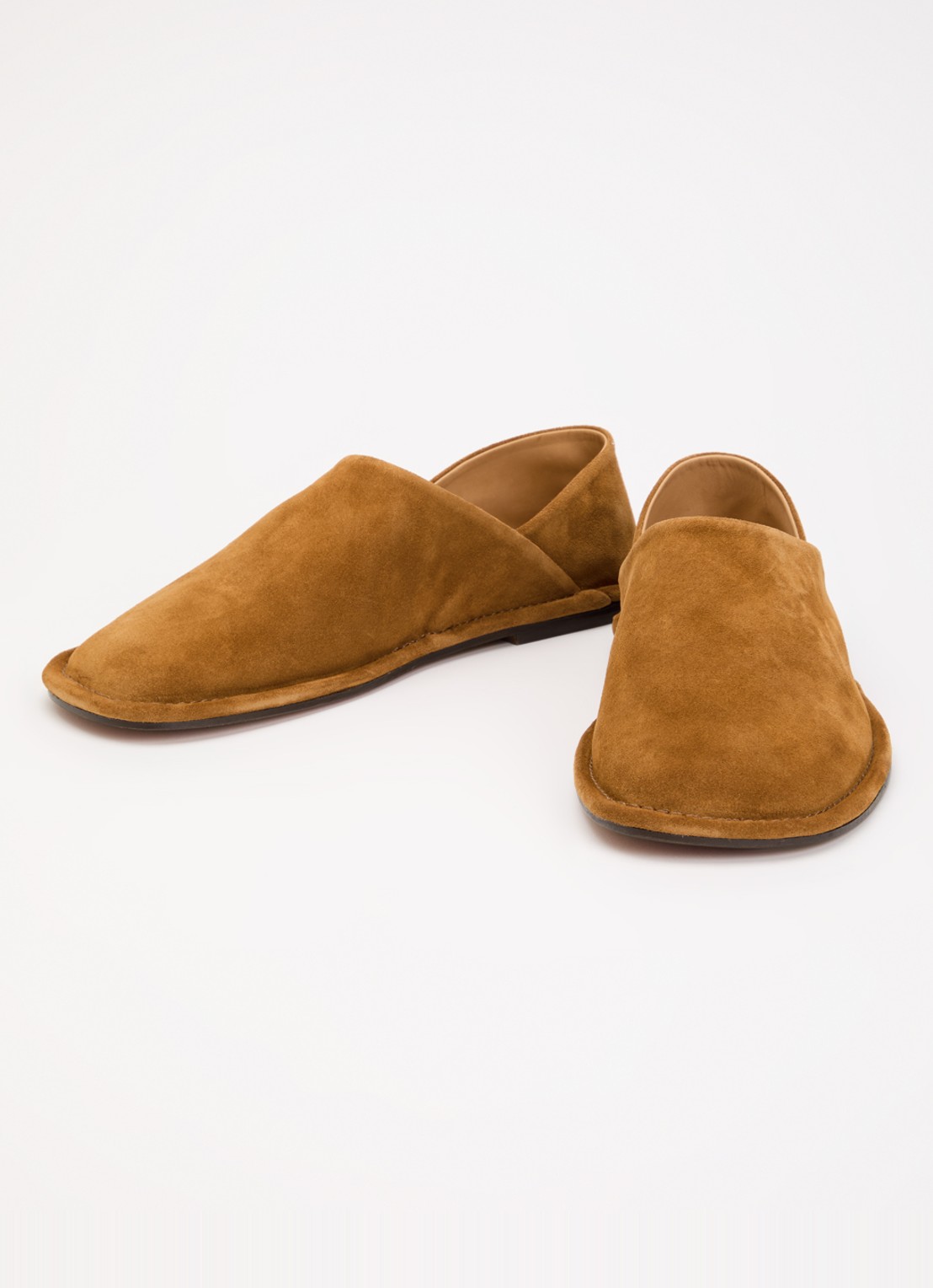 Sandro Instapper van suède - detail cognac