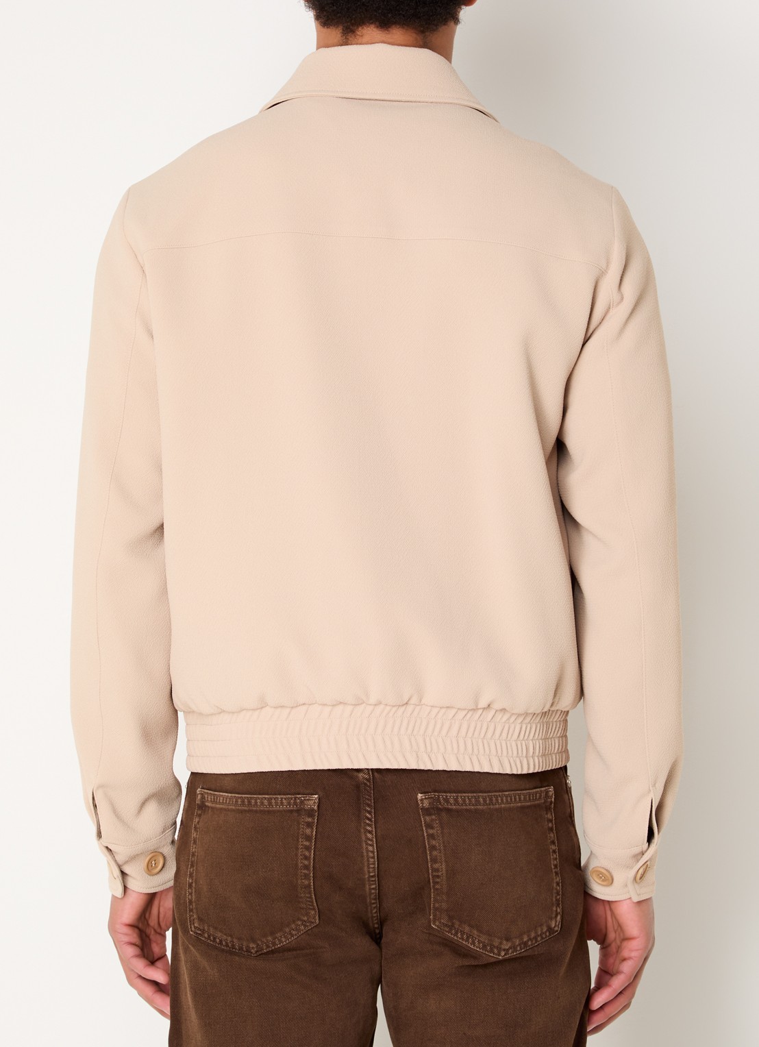 Sandro Jack met klepzakken - achterkant 4 beige
