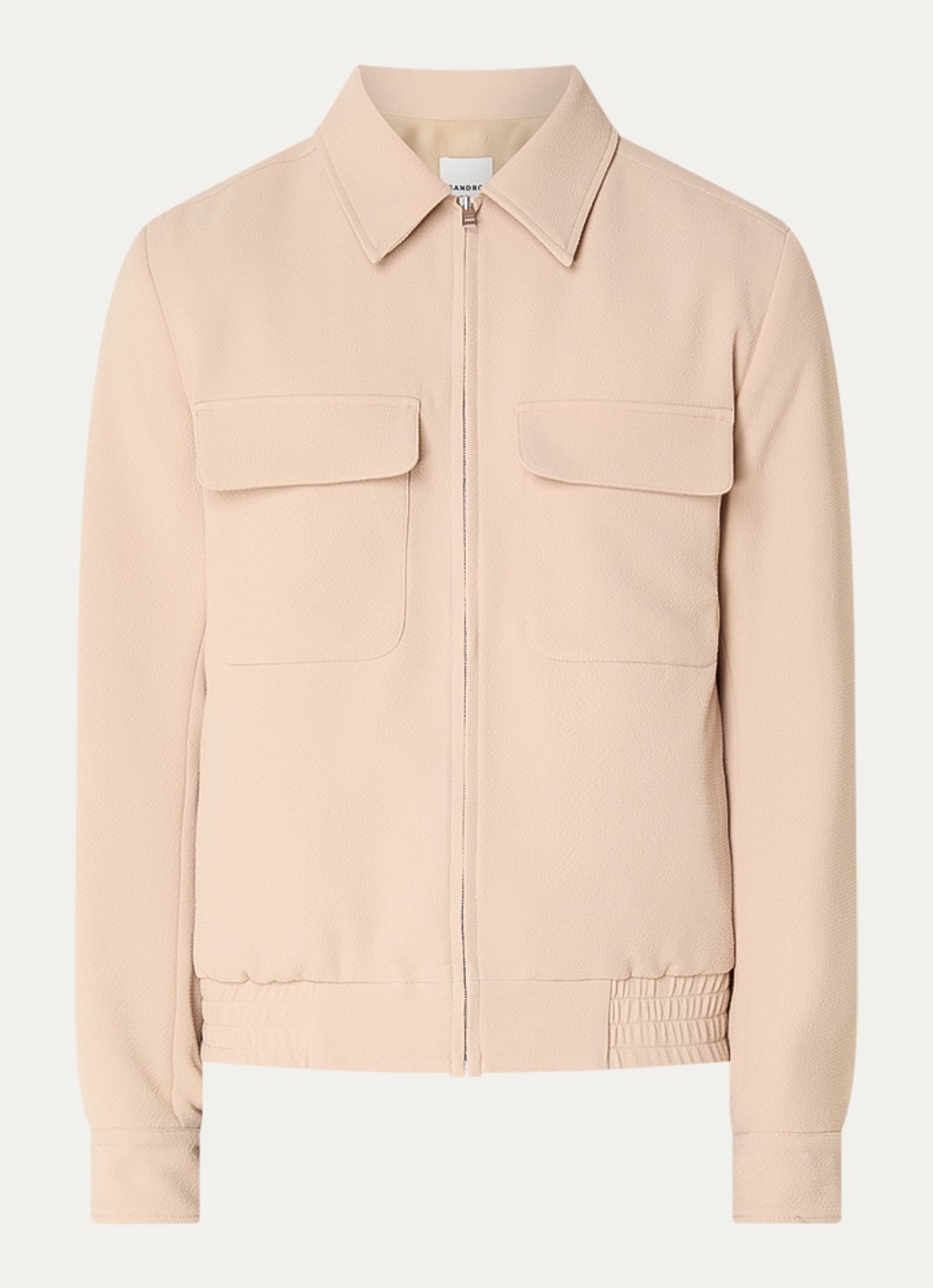 Sandro Jack met klepzakken - voorkant beige