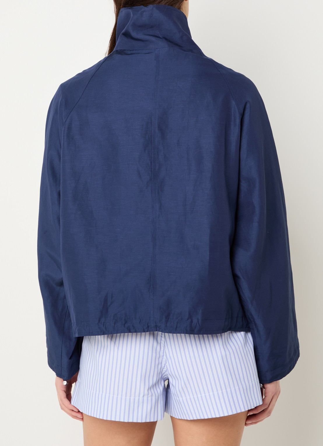 Sandro Jack met logo en steekzakken - achterkant 2 donkerblauw