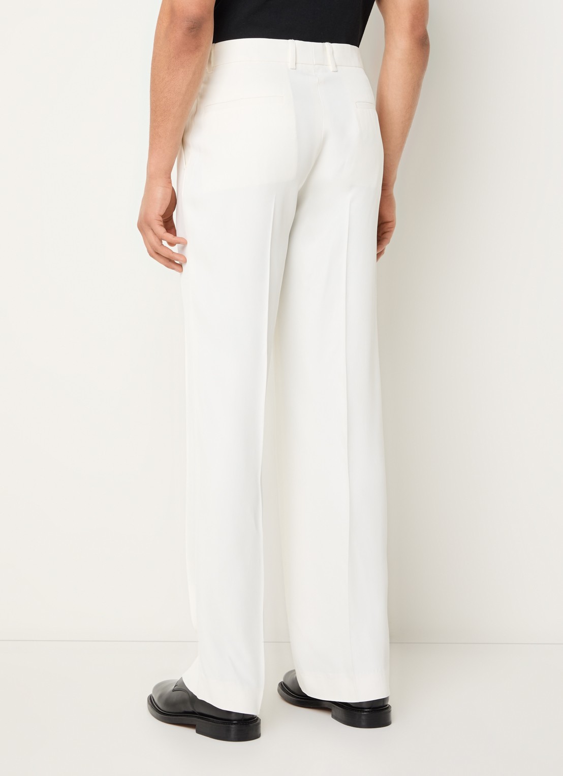 Sandro Loose fit pantalon met steekzakken - achterkant wit