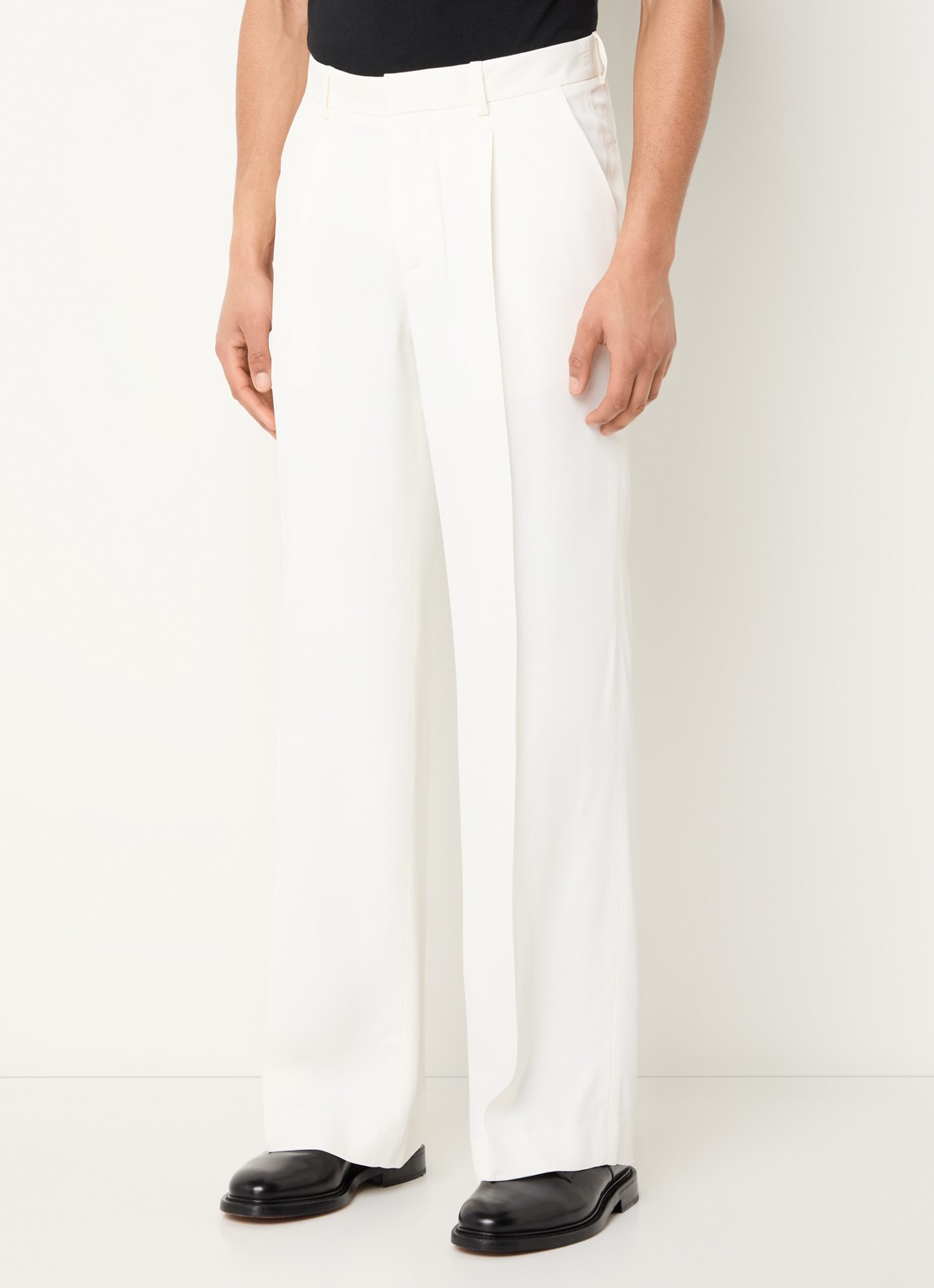 Sandro Loose fit pantalon met steekzakken - detail 2 wit