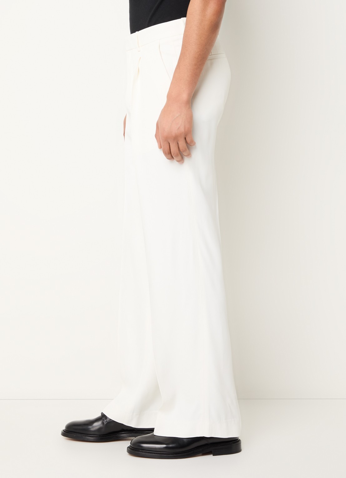 Sandro Loose fit pantalon met steekzakken - detail 3 wit