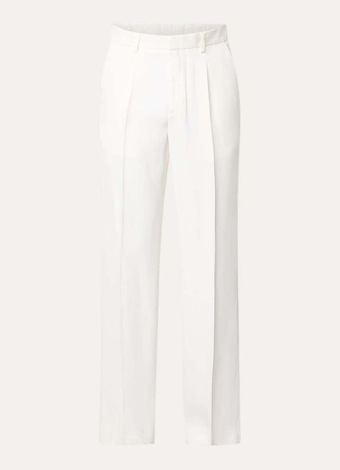 Sandro Loose fit pantalon met steekzakken - voorkant 4 wit