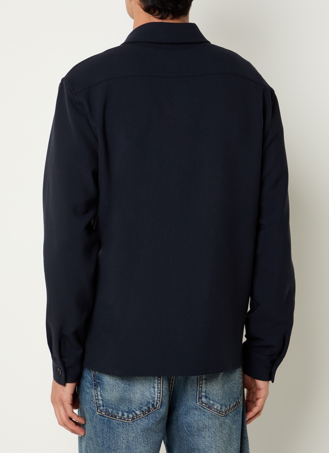 Sandro Overshirt met borstzakken - achterkant 2 donkerblauw