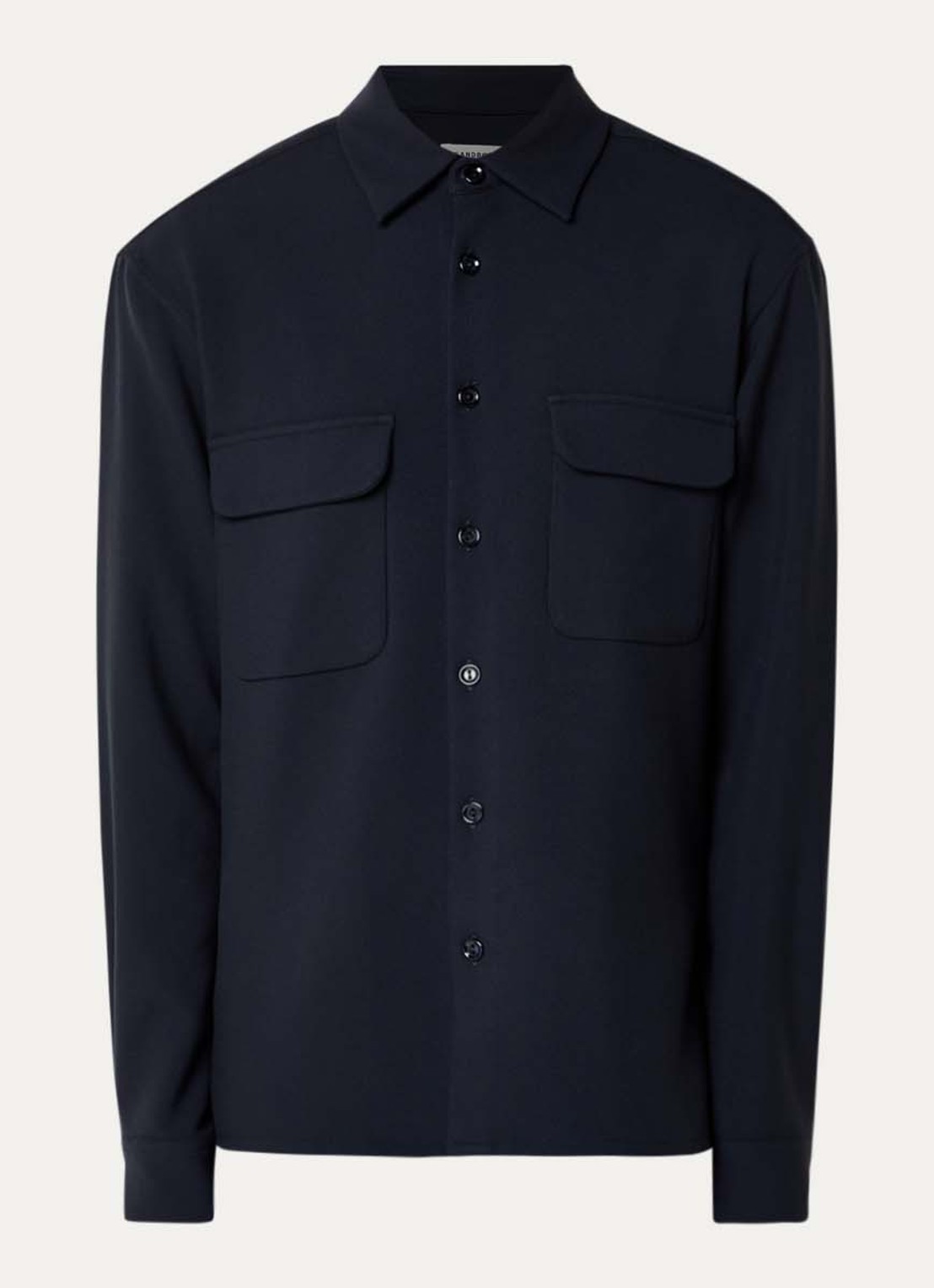 Sandro Overshirt met borstzakken - voorkant 3 donkerblauw