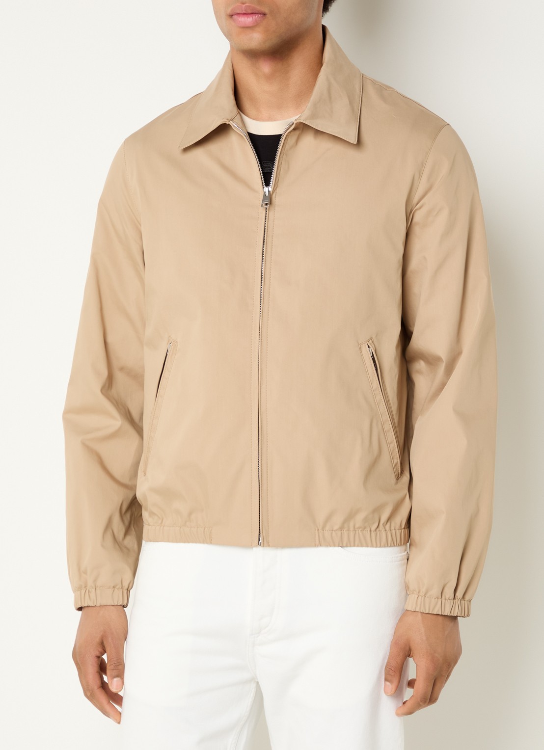 Sandro Overshirt met ritszakken - detail zand