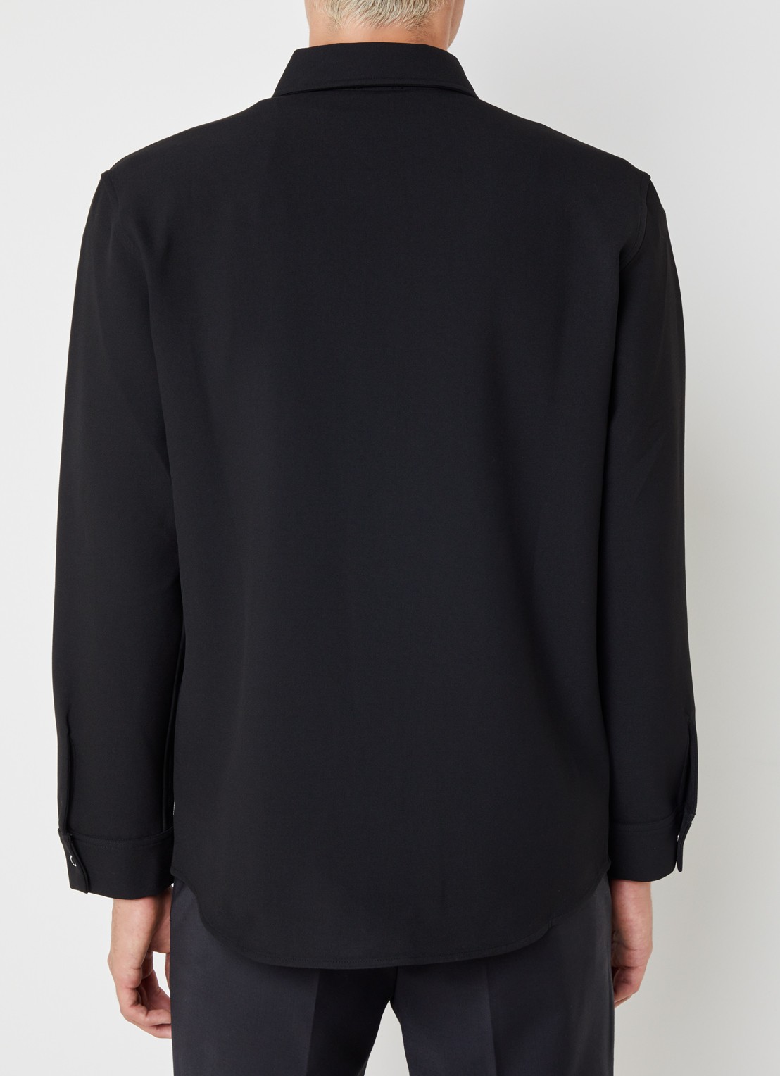Sandro Overshirt met stretch - achterkant 3 zwart