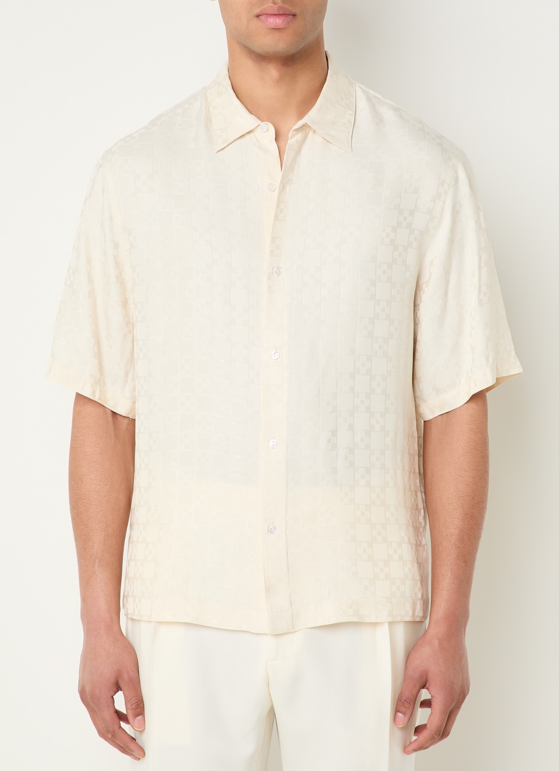 Sandro Regular fit overhemd met print - detail 4 creme