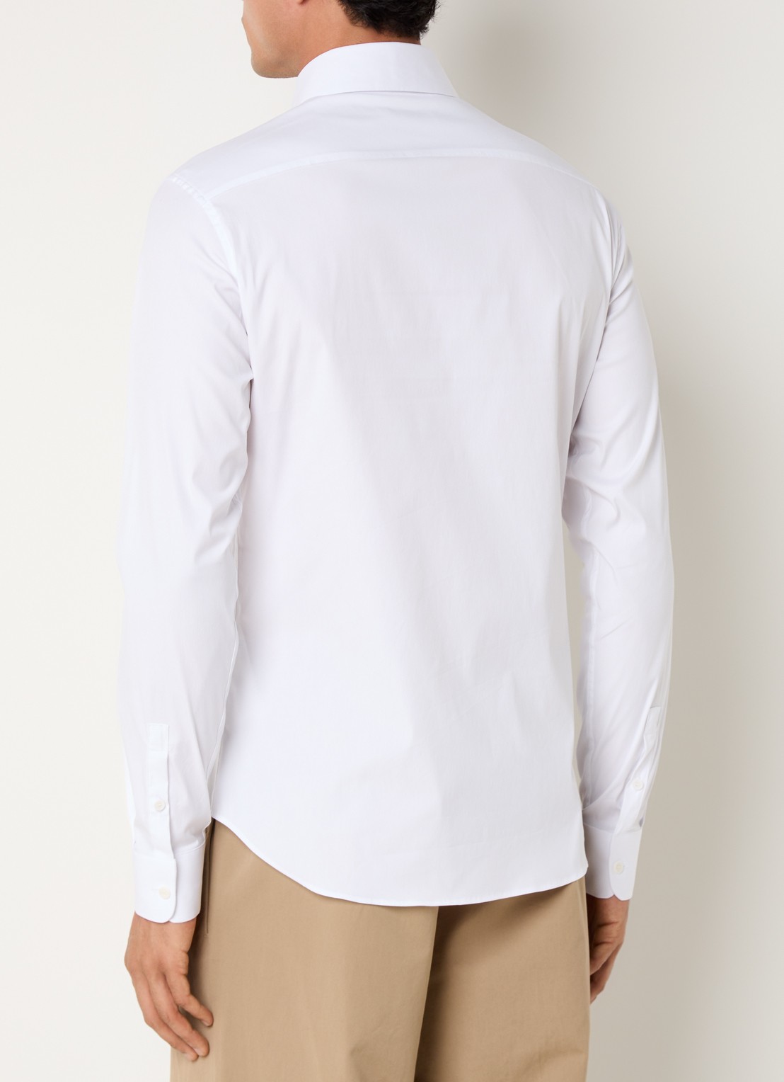 Sandro Regular fit overhemd met stretch - achterkant wit