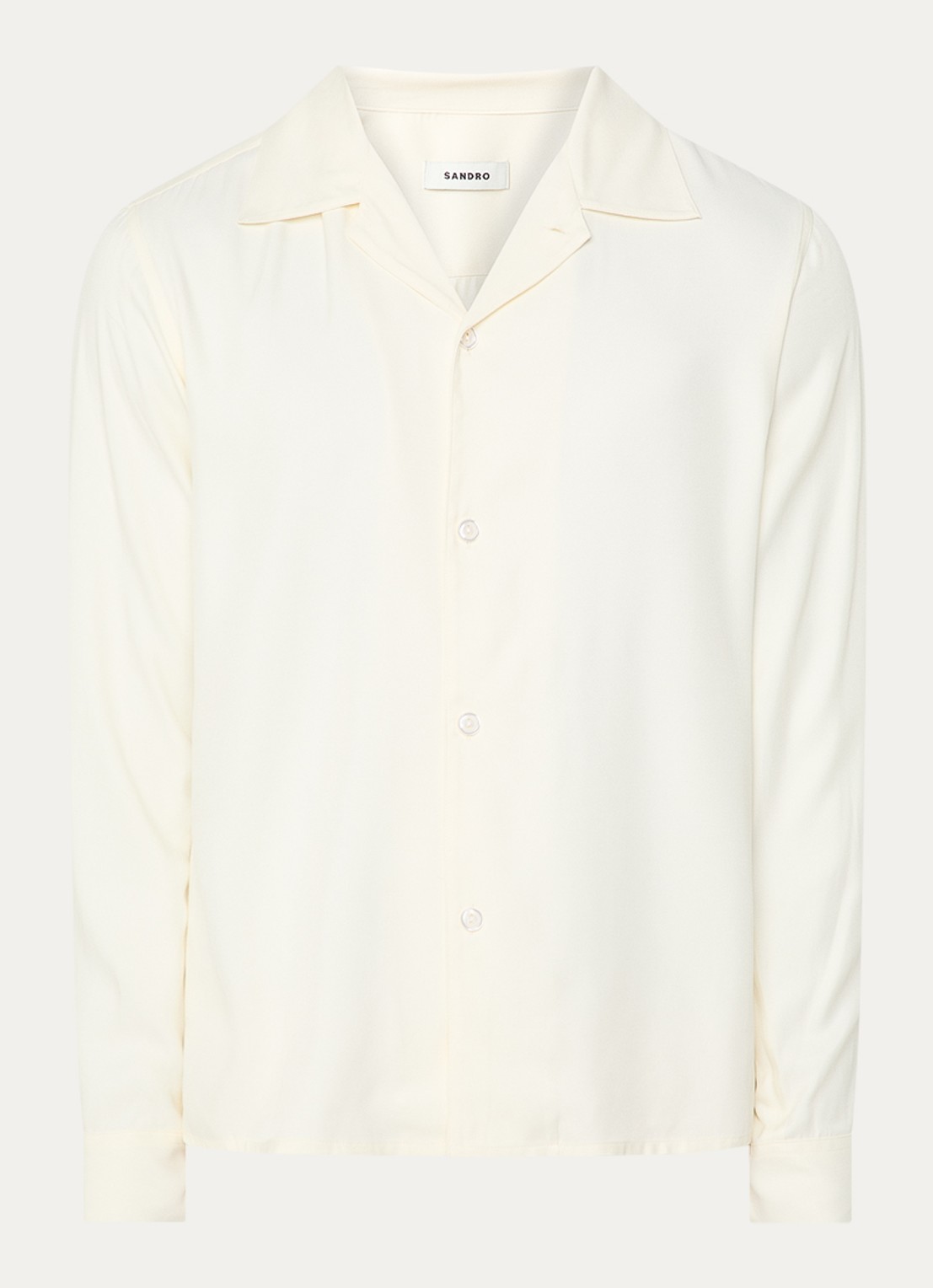 Sandro Regular fit overhemd  - voorkant 2 creme