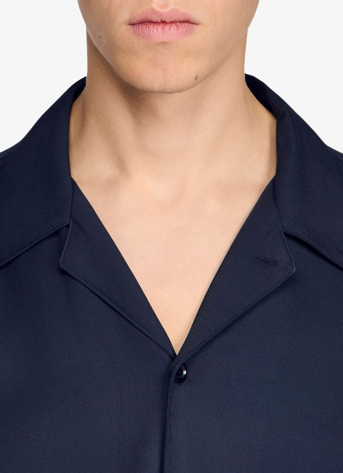 Sandro Regular fit overhemd  - detail 3 midnight blue