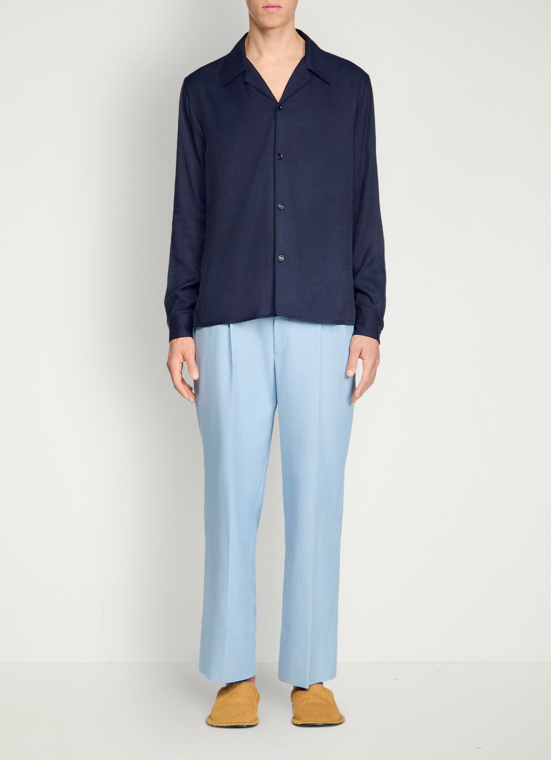 Sandro Regular fit overhemd  - detail 4 midnight blue