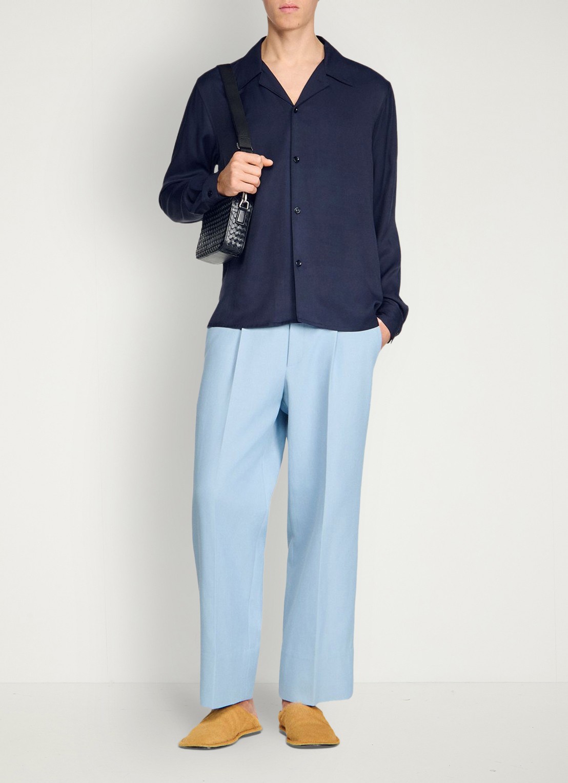 Sandro Regular fit overhemd  - voorkant 6 midnight blue