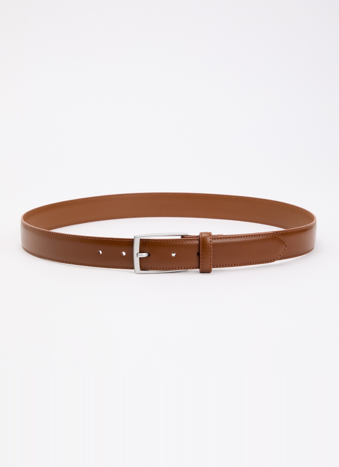 Sandro Riem van leer - voorkant 2 bruin
