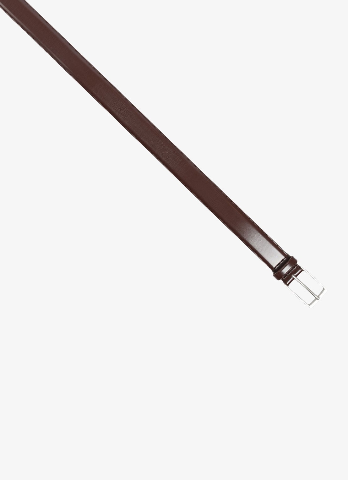 Sandro Riem van leer - voorkant 4 chocoladebruin