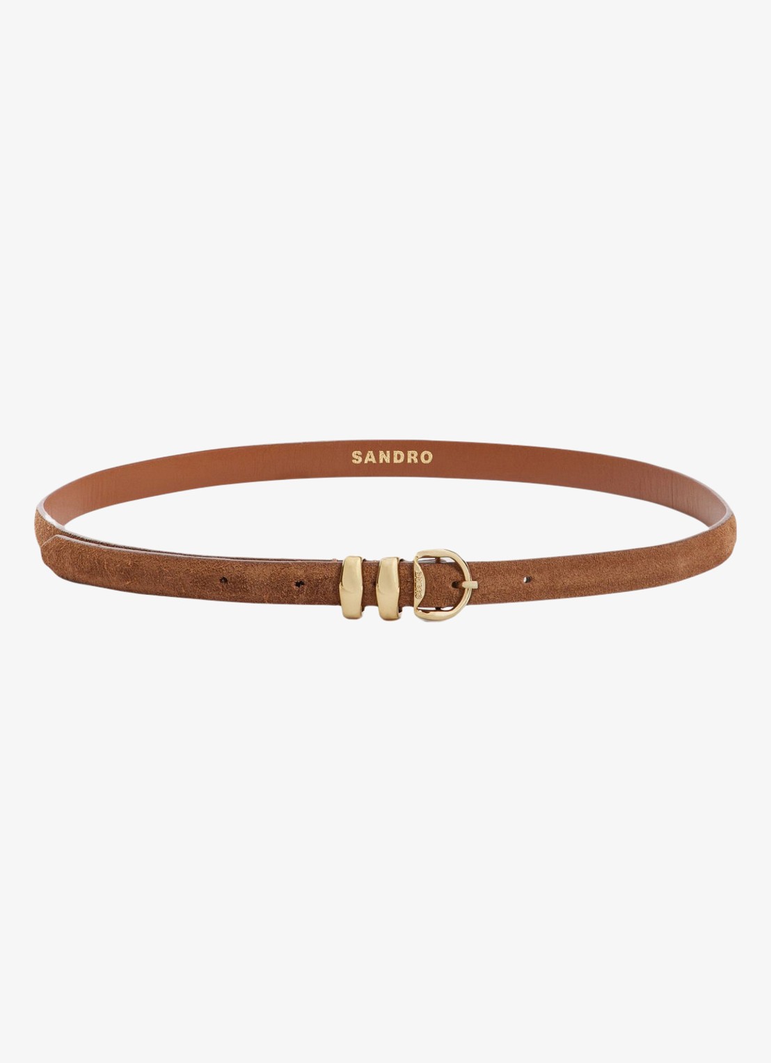 Sandro Riem van suède - voorkant 2 beige / beige