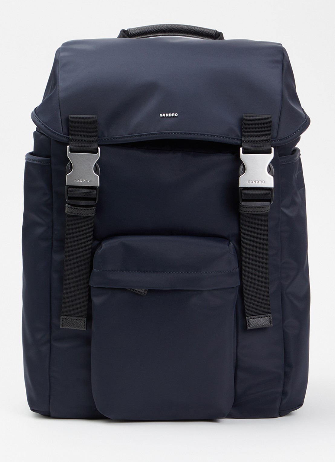 Sandro Rugzak met 14 inch laptopvak - voorkant 2 donkerblauw
