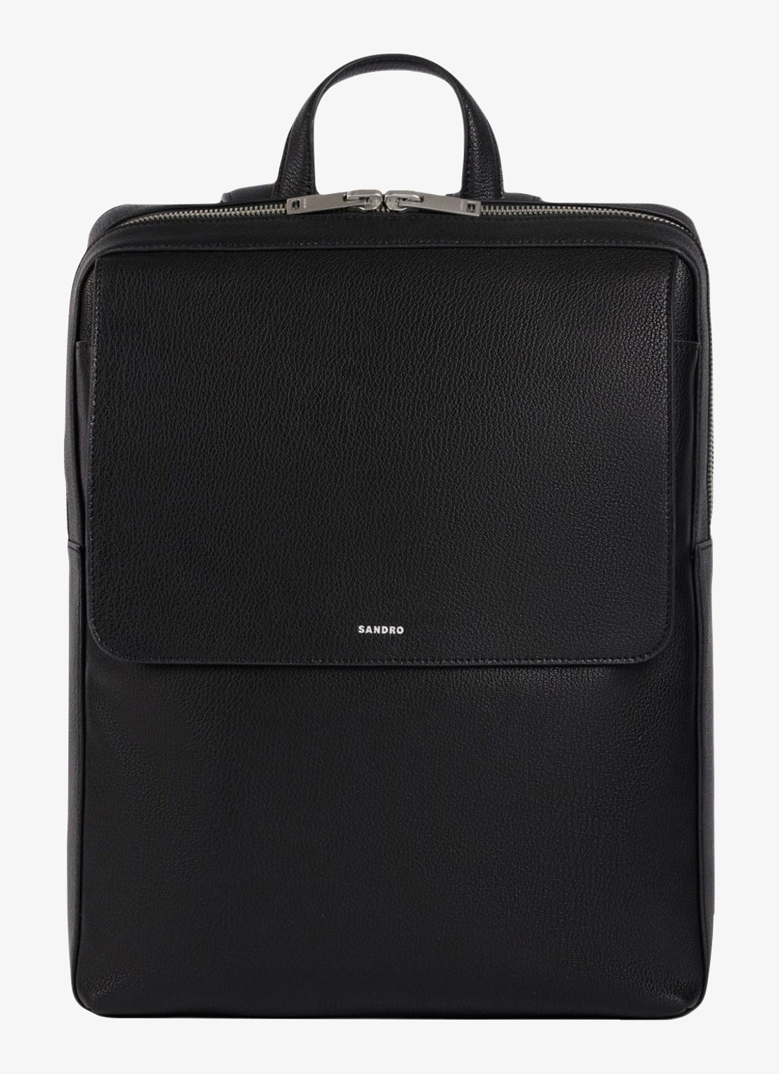 Sandro Rugzak met logo - voorkant 4 black / zwart