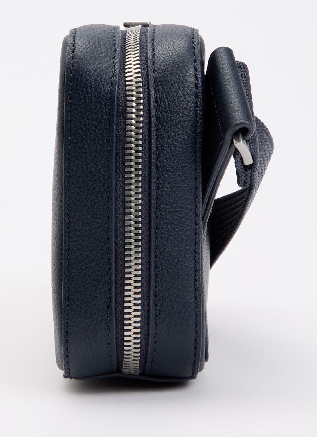 Sandro Schoudertas van imitatieleer - detail 5 donkerblauw