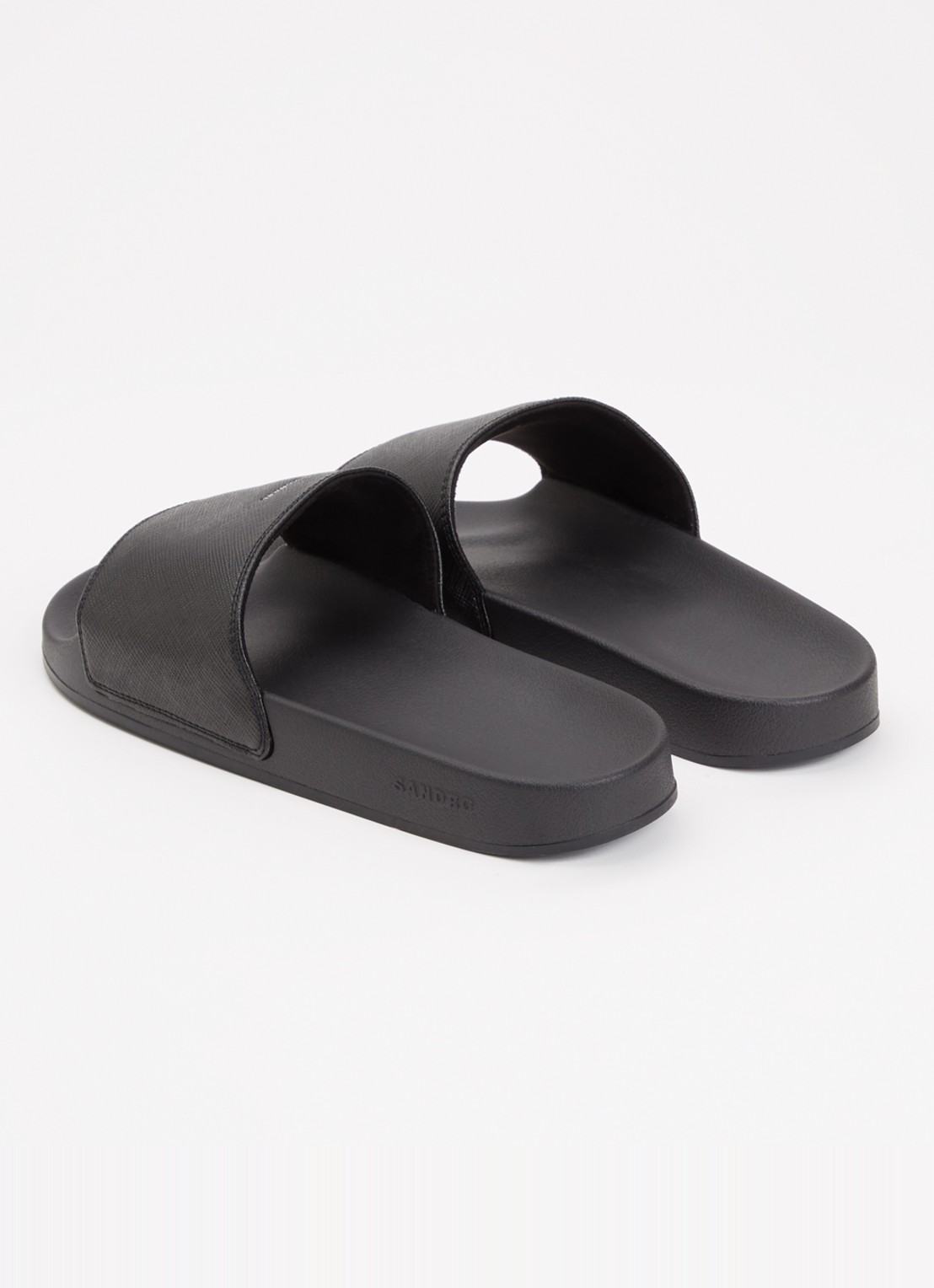 Sandro Slipper met logo - achterkant 5 zwart