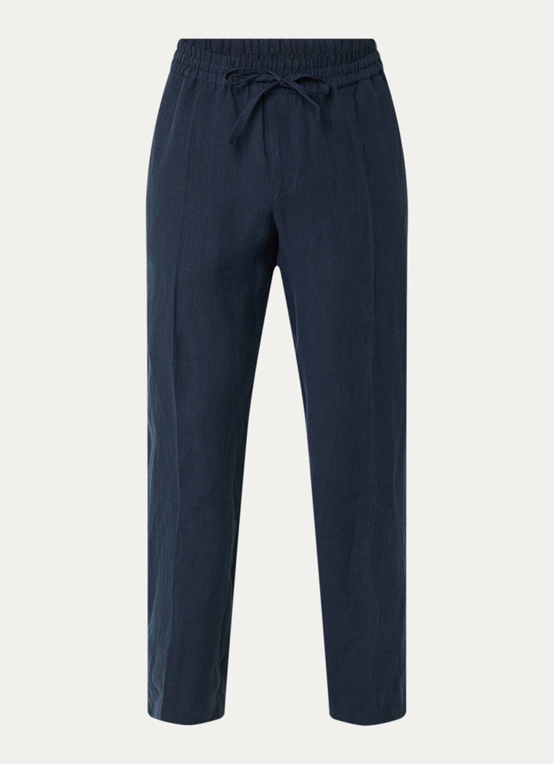 Sandro Straight fit broek met steekzakken - voorkant 3 donkerblauw