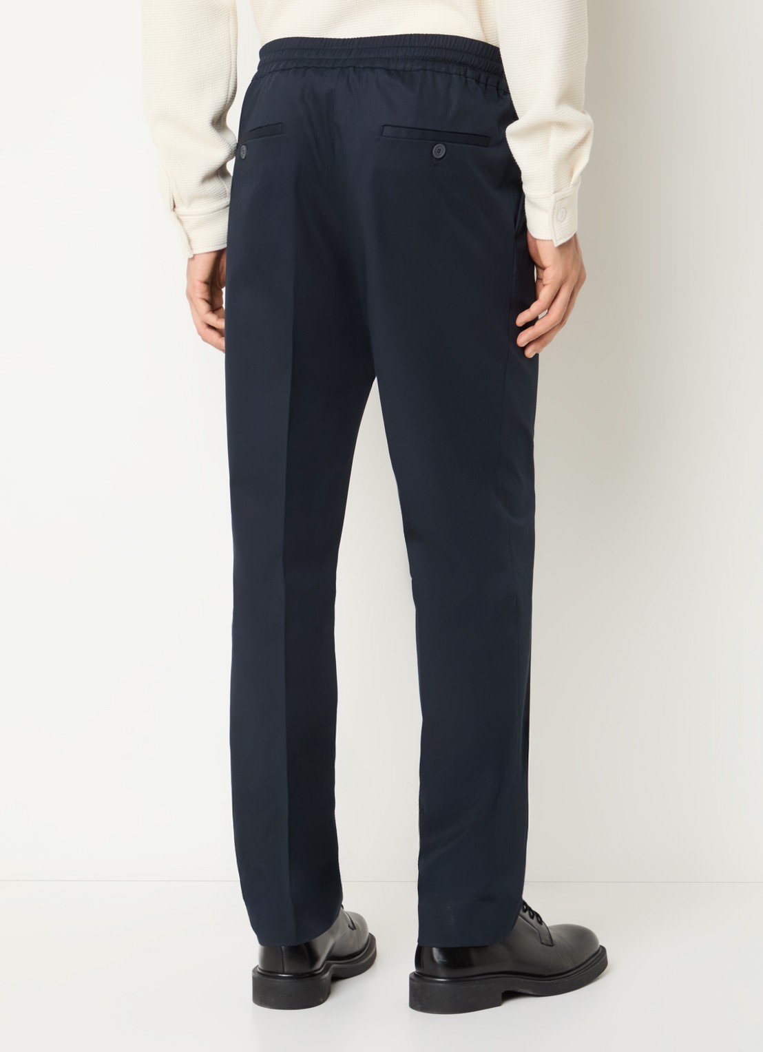 Sandro Straight fit chino  met steekzakken - achterkant 3 indigo