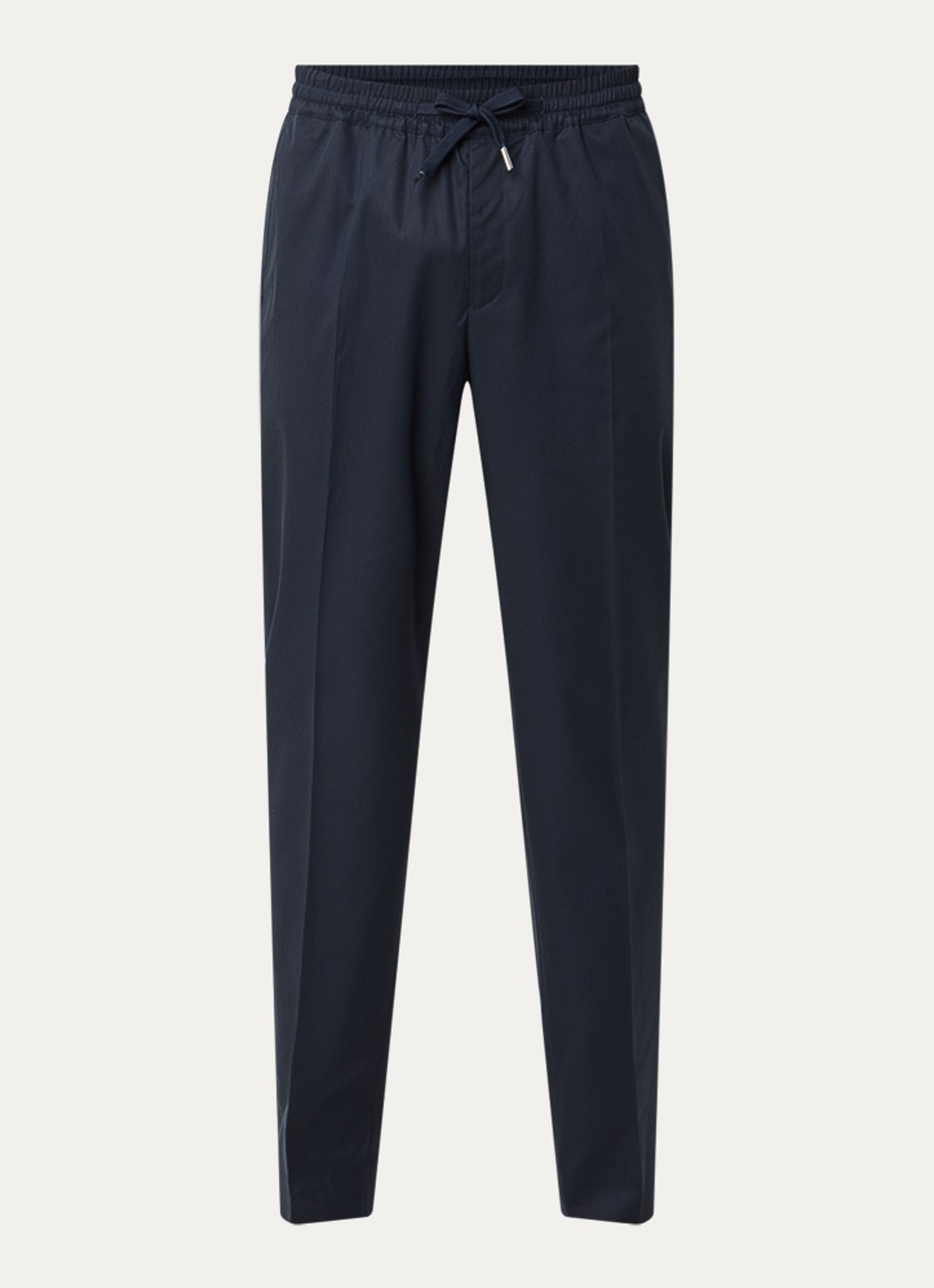 Sandro Straight fit chino  met steekzakken - voorkant indigo