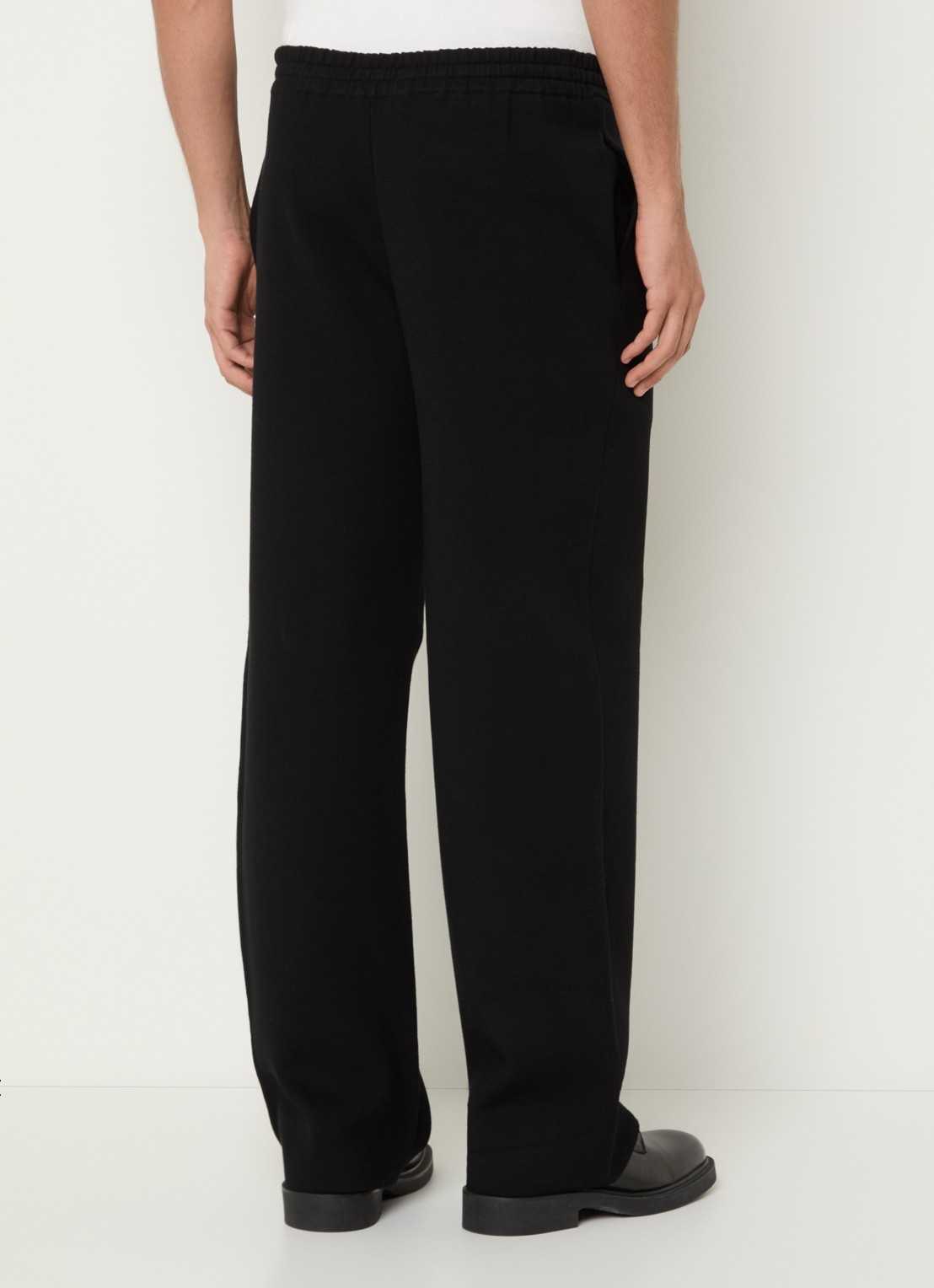 Sandro Straight fit pantalon met steekzakken - achterkant 5 zwart