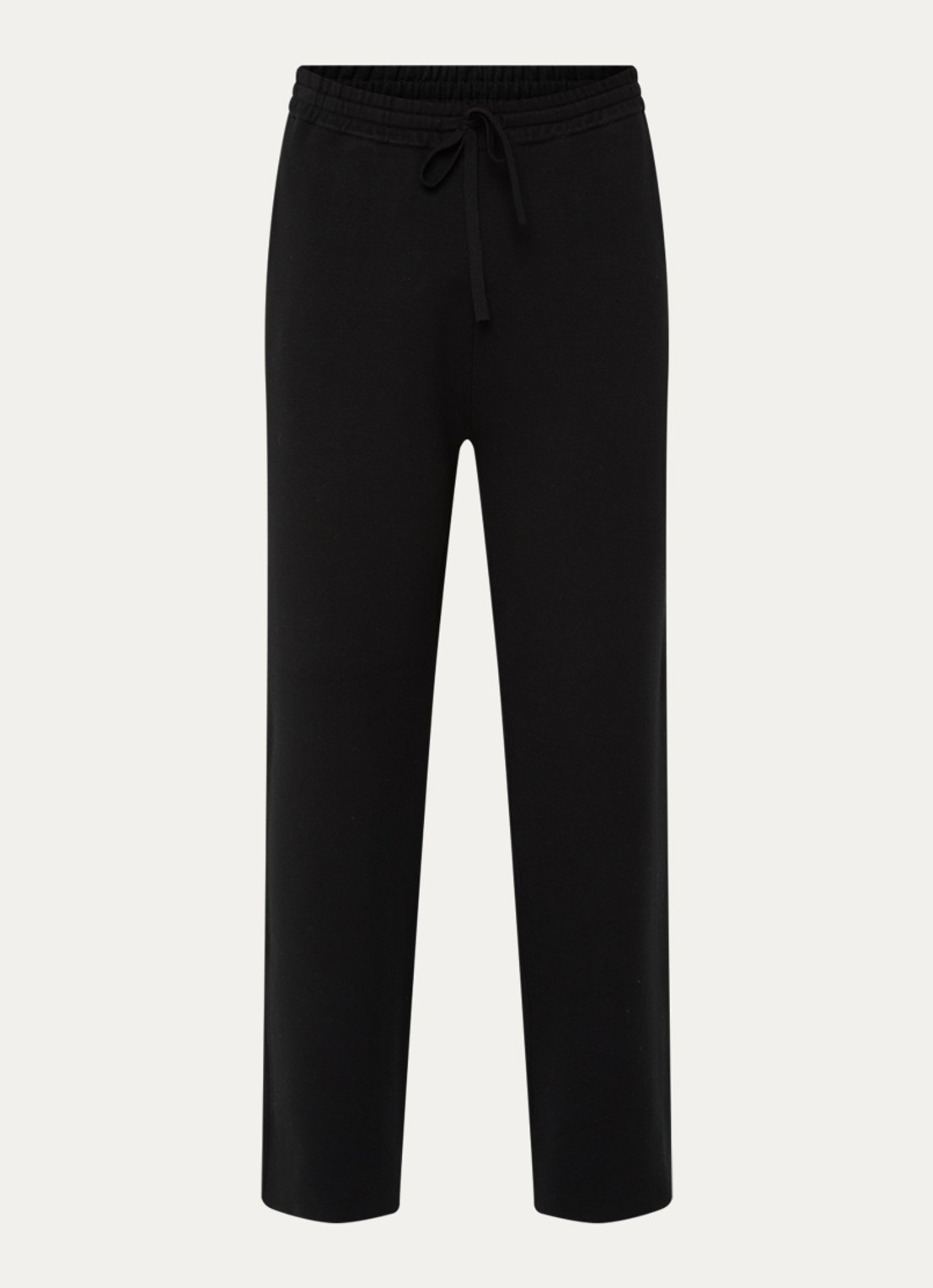 Sandro Straight fit pantalon met steekzakken - voorkant 3 zwart