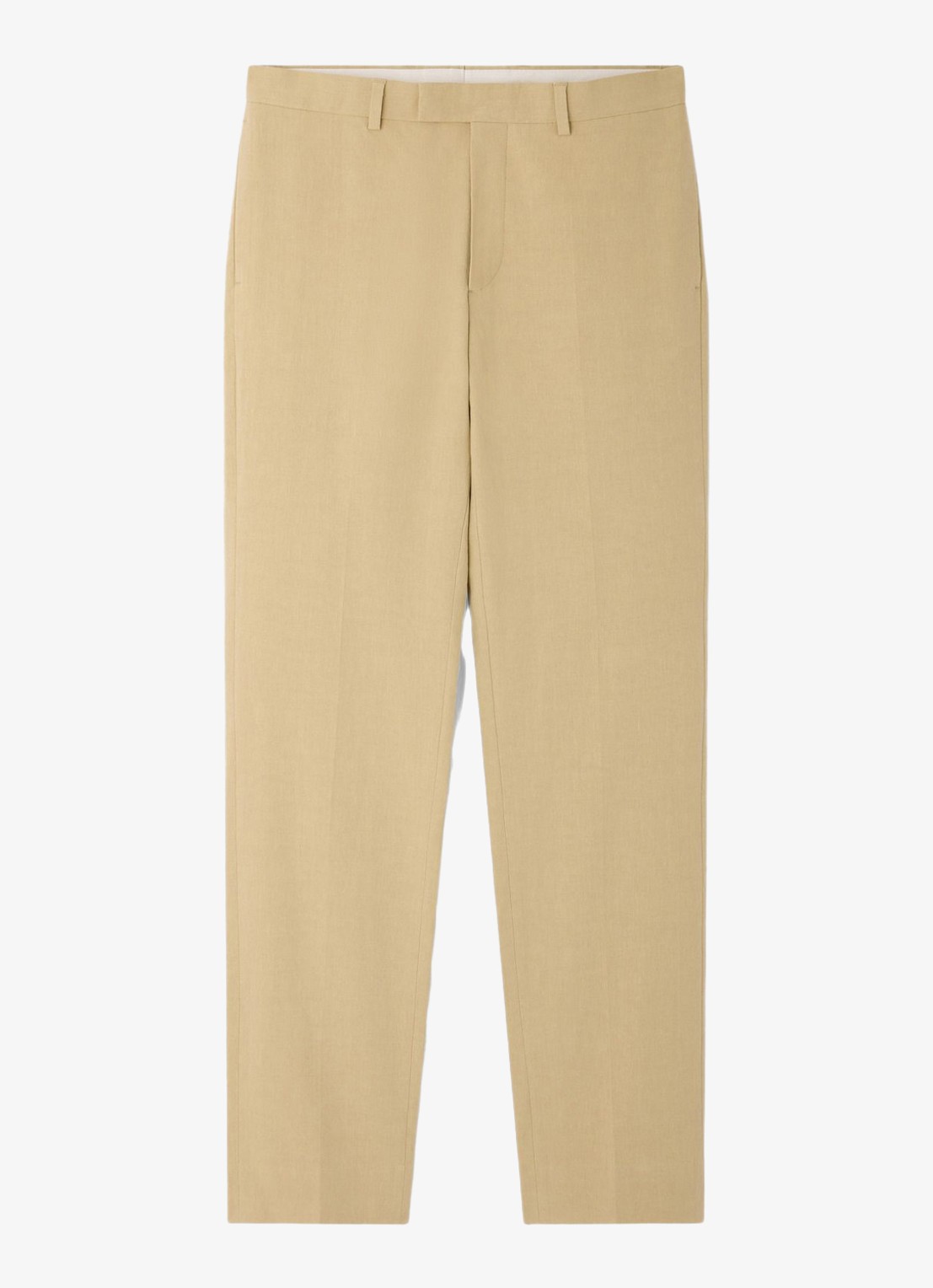Sandro Straight fit pantalon - voorkant 5 sand / beige