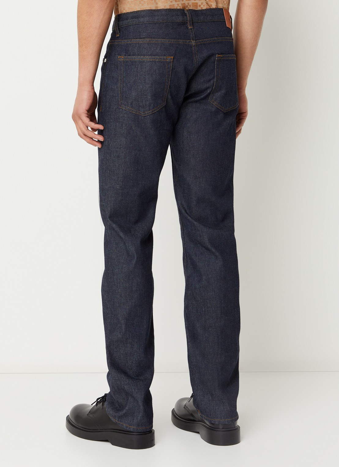 Sandro Straight leg jeans met steekzakken - achterkant 5 indigo