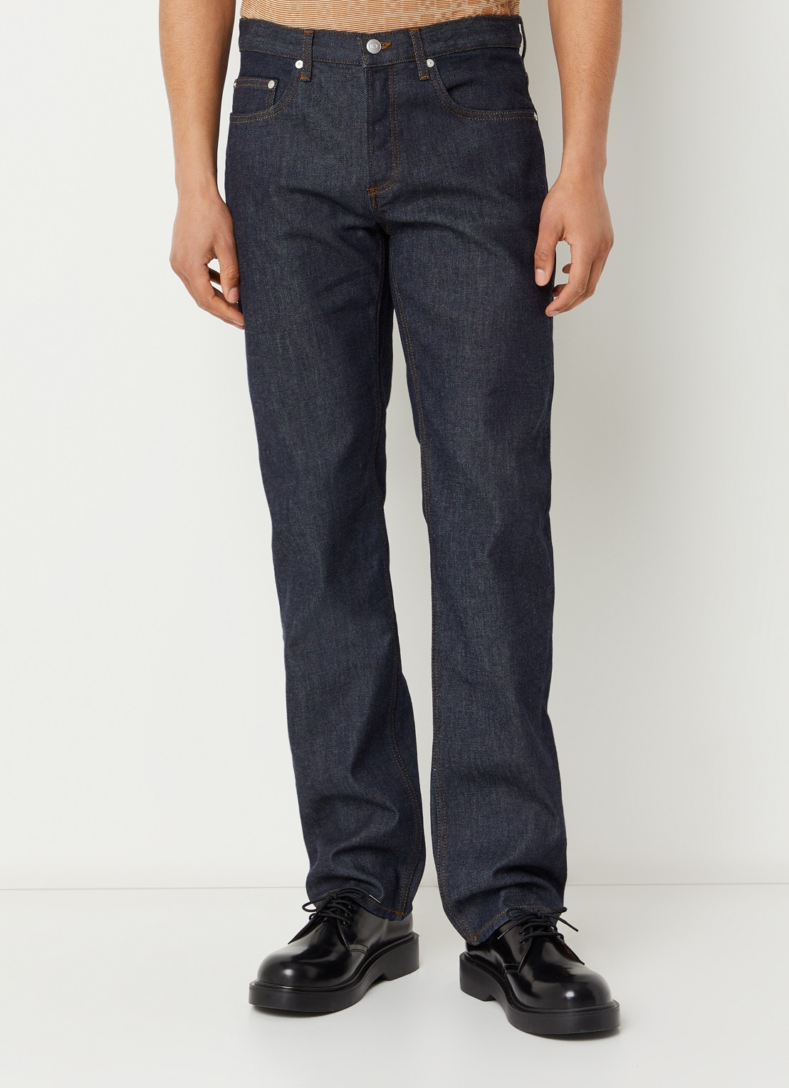 Sandro Straight leg jeans met steekzakken - detail 3 indigo