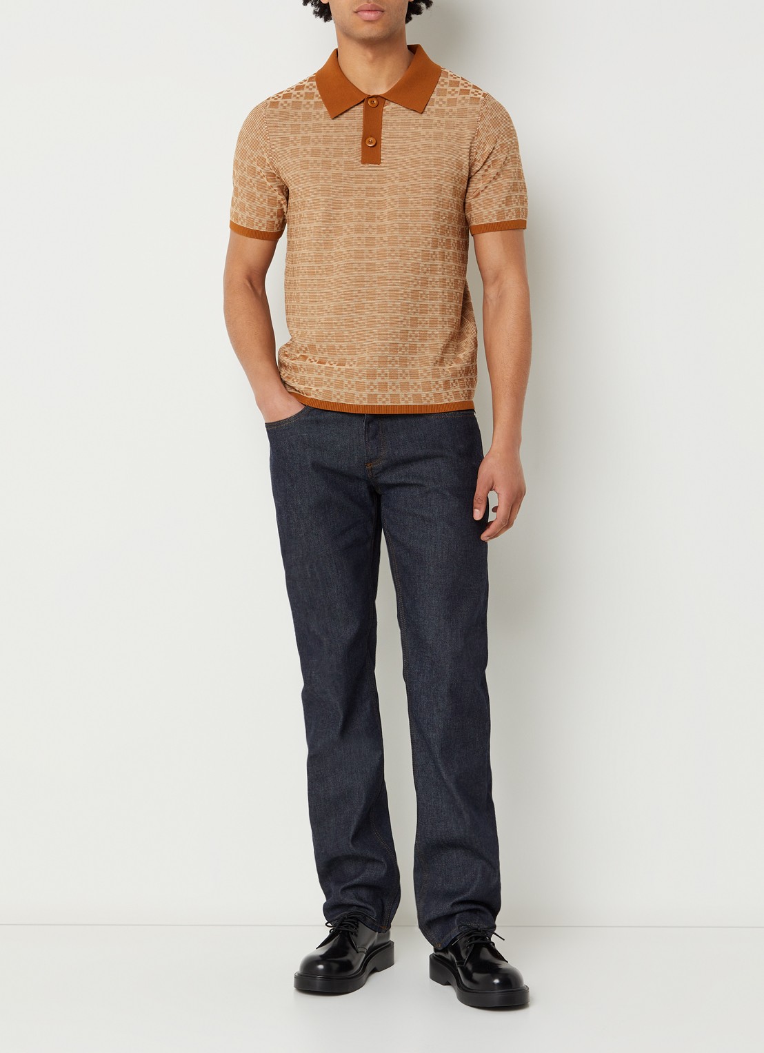Sandro Straight leg jeans met steekzakken - voorkant 2 indigo