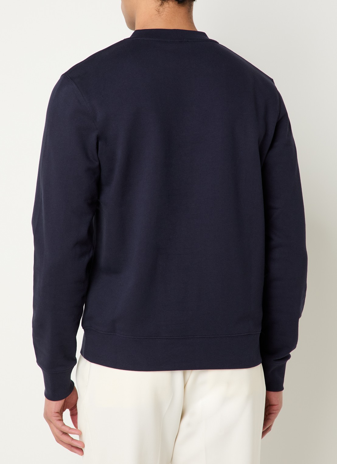 Sandro Sweater met logo - achterkant donkerblauw